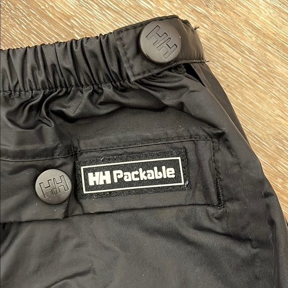 Helly Hansen Black Weatherproof Packable Pants Size Small - Picture 14 of 16